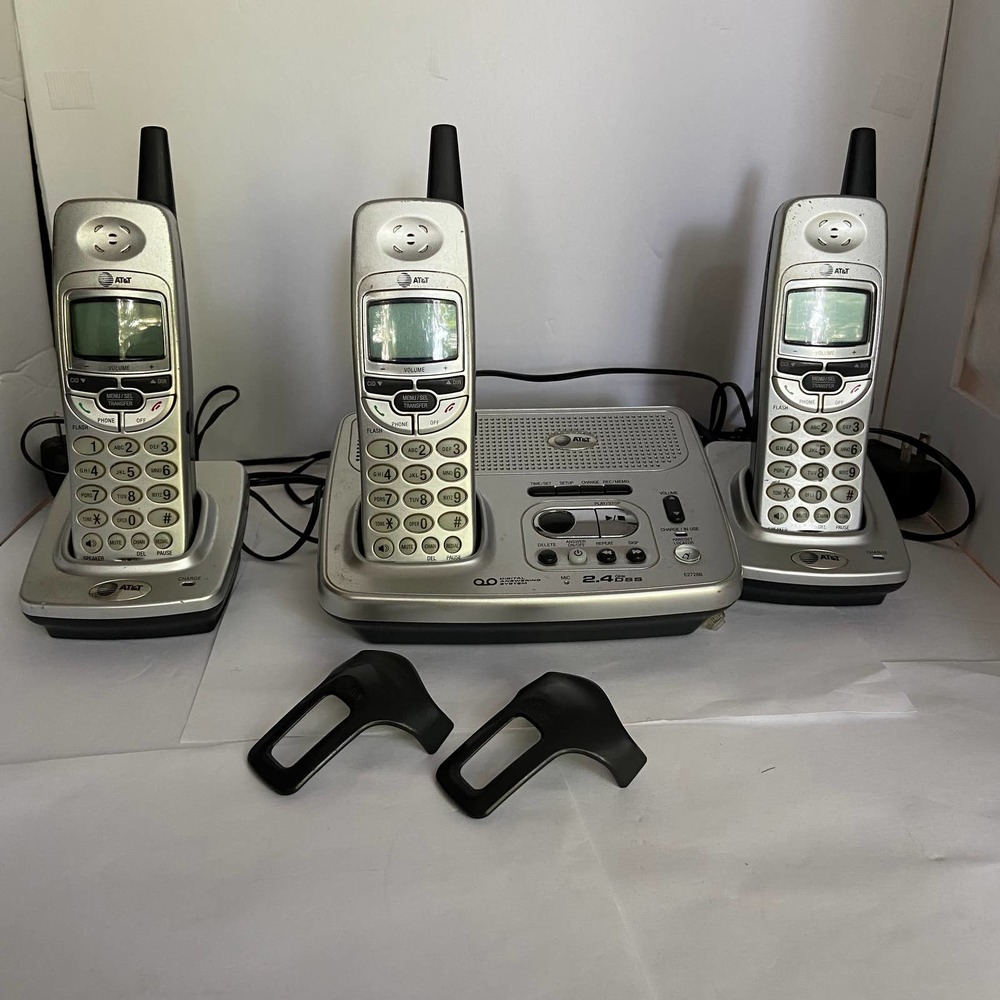 AT&T  E2728B Telephone Digital Answering System 2.4GHz Caller ID/Waiting Tested